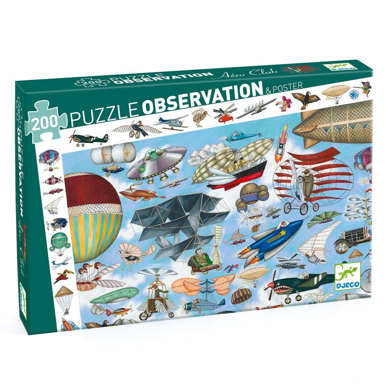 
                  
                    Aero Club Observation Puzzle (200pc) - Prepp'd Kids - Djeco
                  
                