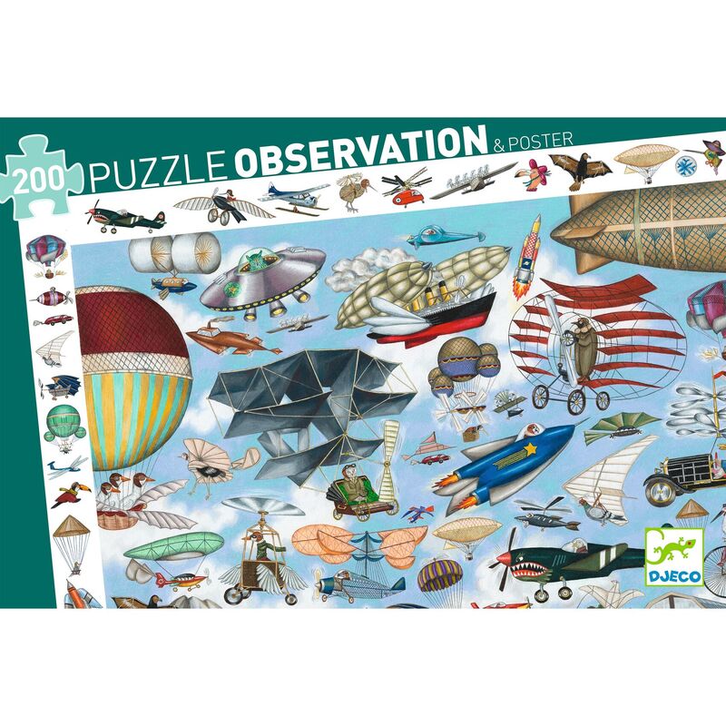 
                  
                    Aero Club Observation Puzzle (200pc) - Prepp'd Kids - Djeco
                  
                