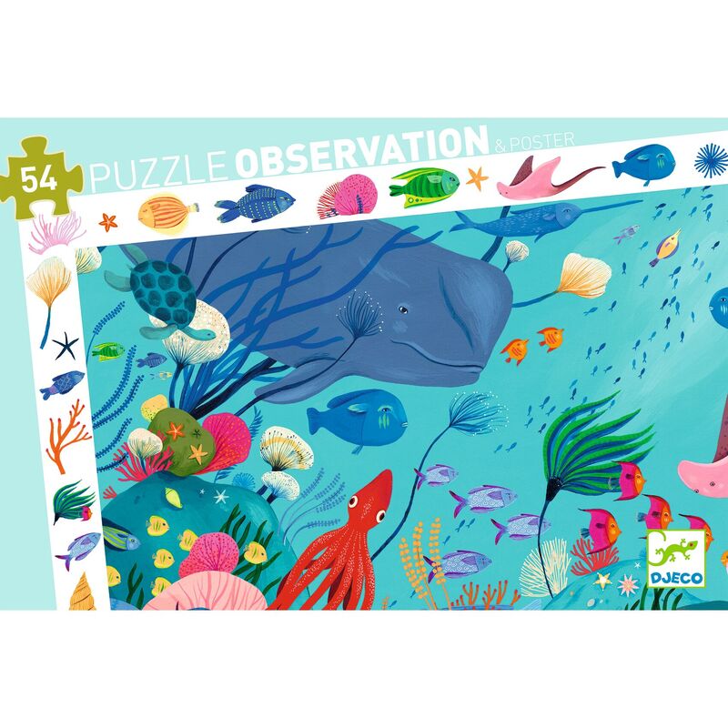 
                      
                        Aquatic Observation Puzzle (54pc) - Prepp'd Kids - Djeco
                      
                    