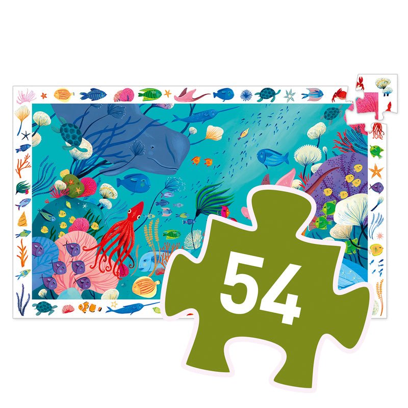 Aquatic Observation Puzzle (54pc) - Prepp'd Kids - Djeco