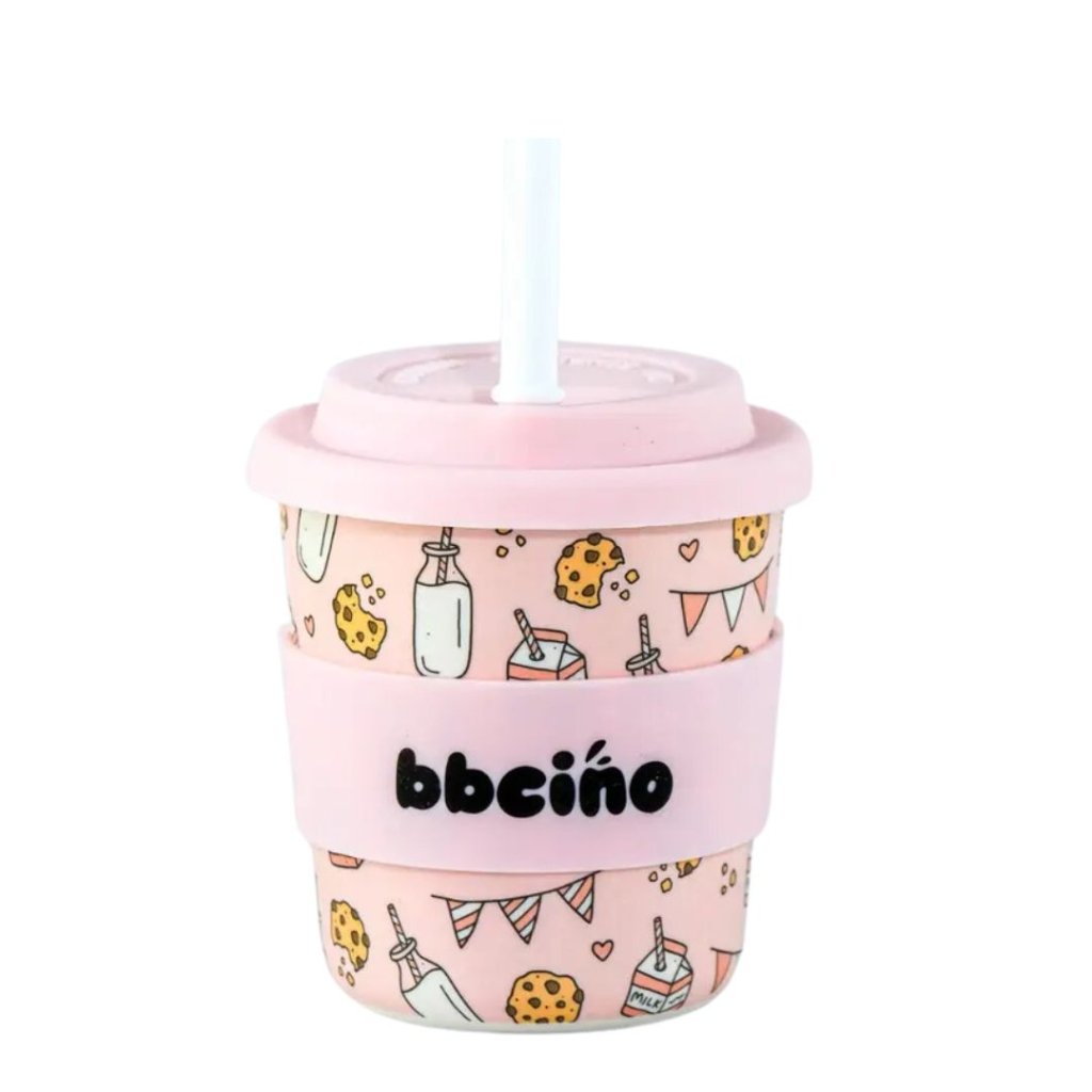 BambinoCino Cup (240ml) - Tough Cookie (Pink) - Prepp'd Kids - BBCino