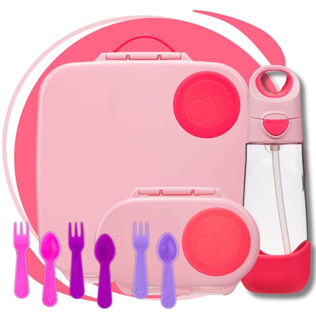 B.box Bundle - Flamingo Tritan 2 - Prepp'd Kids - B.box