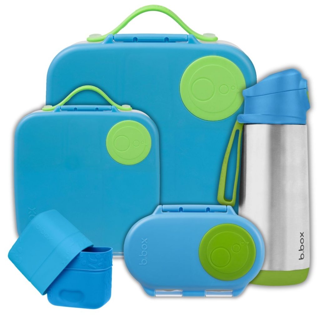 B.box Bundle - Ocean (w. Sports Spout) - Prepp'd Kids - B.box