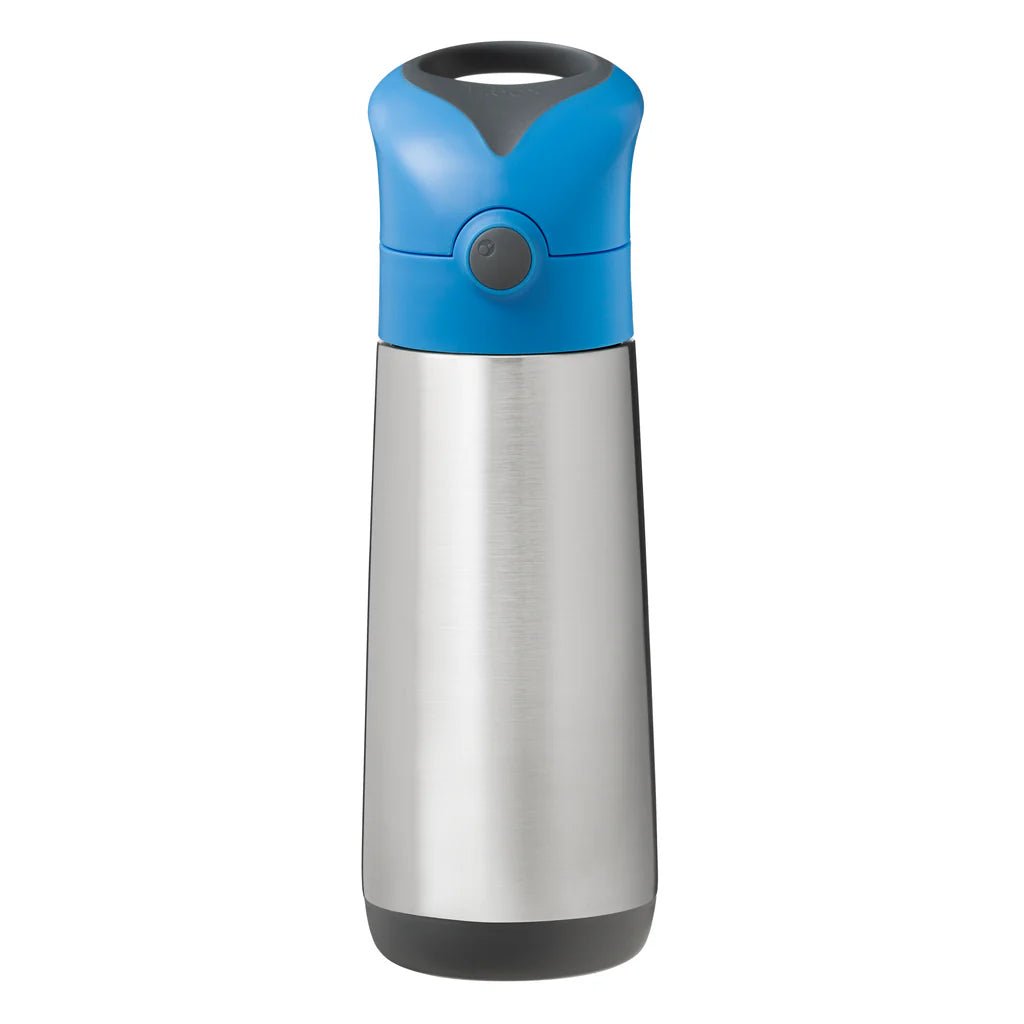 B.box Insulated Drink Bottle 500ml - Blue Slate - Prepp'd Kids - B.box