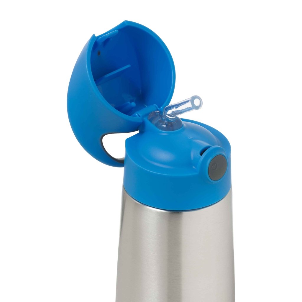 B.box Insulated Drink Bottle 500ml - Blue Slate - Prepp'd Kids - B.box