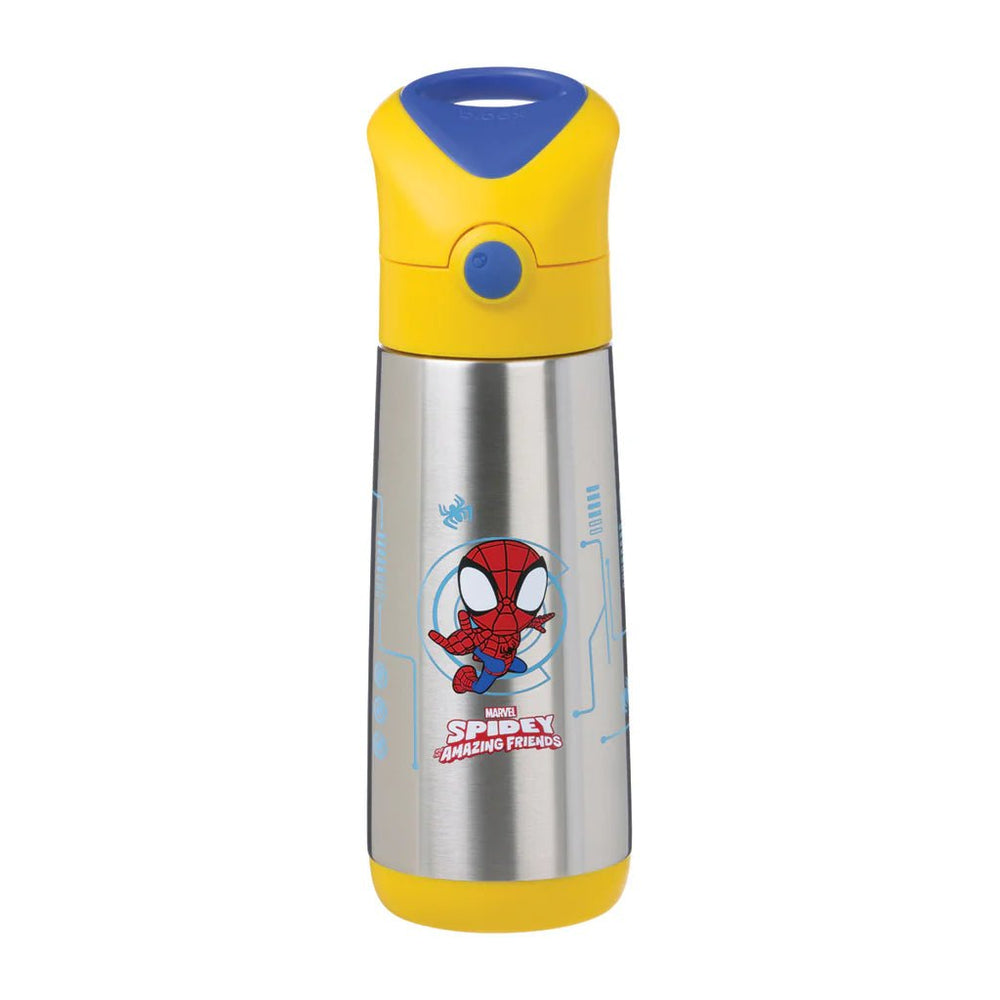 B.box Insulated Drink Bottle 500ml - Spidey - Prepp'd Kids - B.box