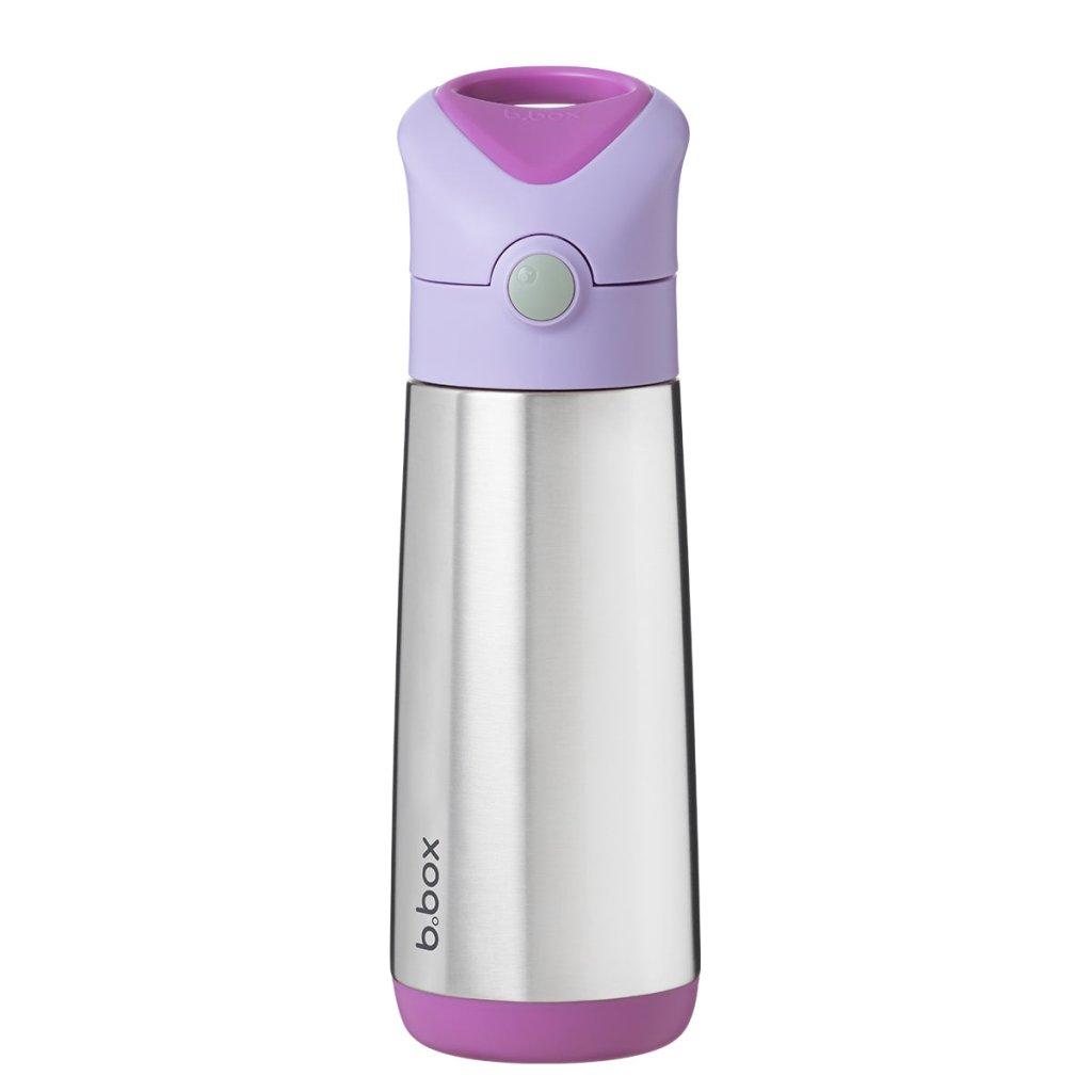 B.box Insulated Drink Bottle 500ml - Sugar Plum - Prepp'd Kids - B.box
