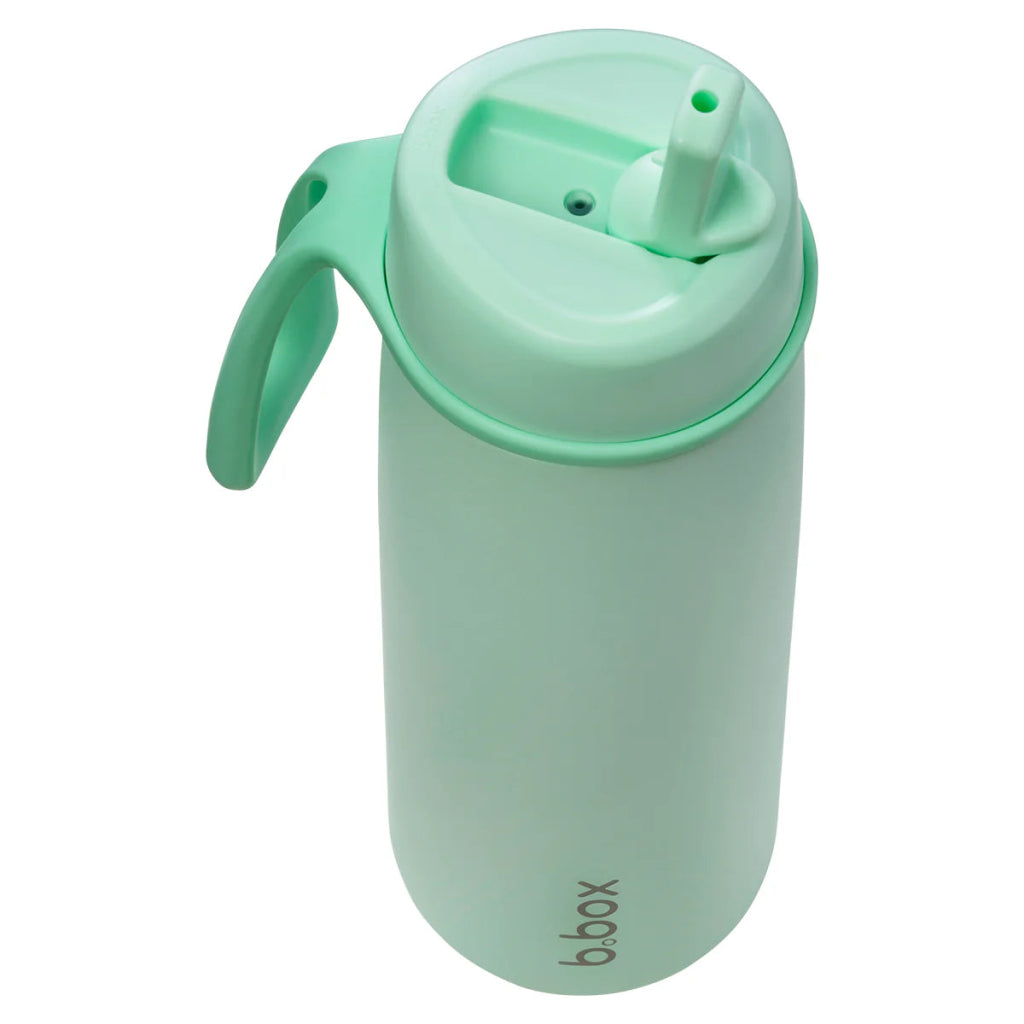 B.Box Insulated Flip Top Drink Bottle 690mL - Spearmint - Prepp'd Kids - B.box