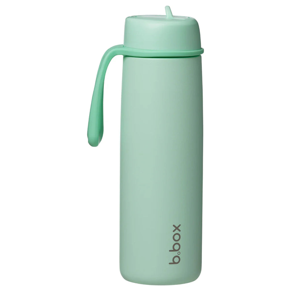 B.Box Insulated Flip Top Drink Bottle 690mL - Spearmint - Prepp'd Kids - B.box