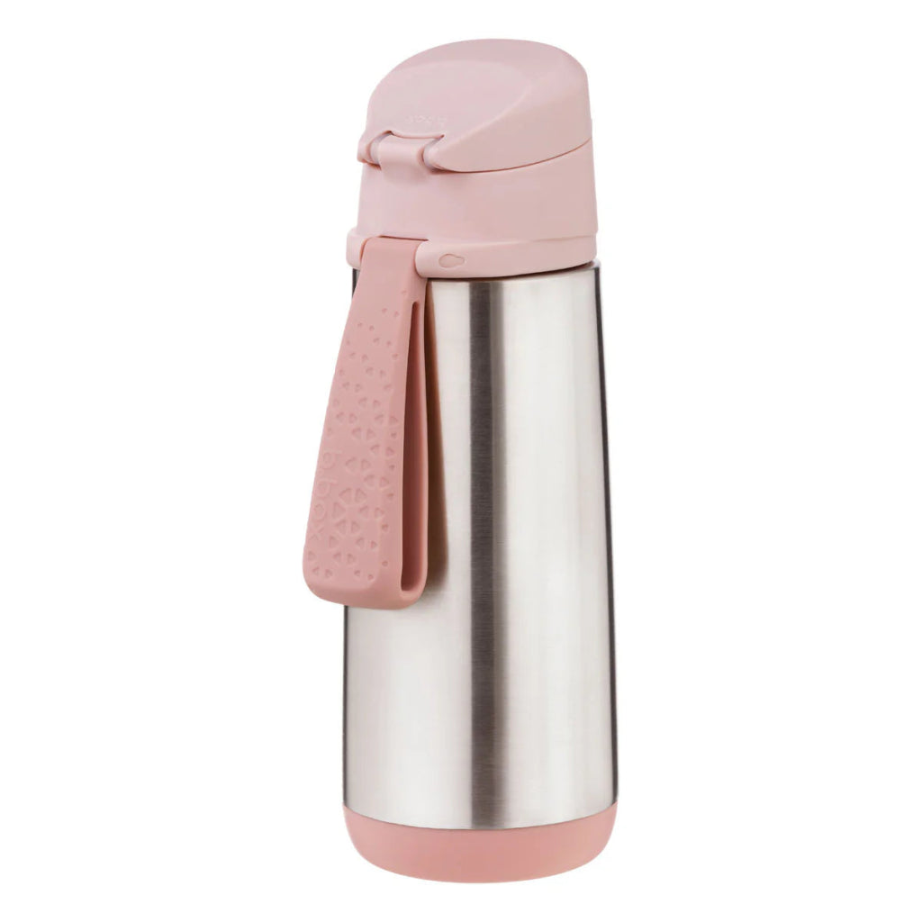 B.box Insulated Sport Spout Bottle 500ml - Blush - Prepp'd Kids - B.box