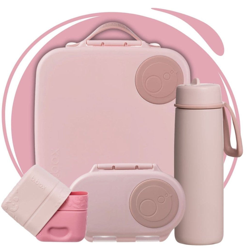 B.box Large+Snack Bundle - Blush/Sweetheart - Prepp'd Kids - B.box
