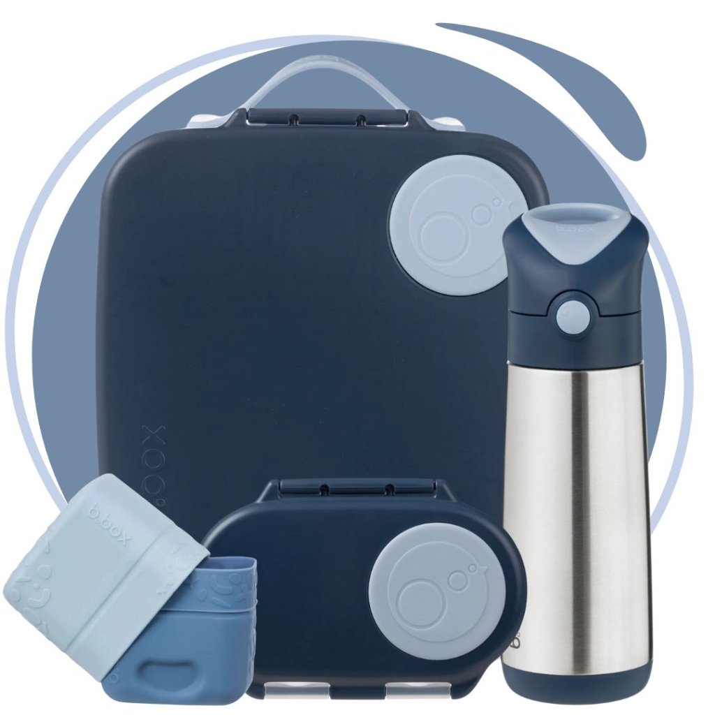 B.box Large+Snack Bundle - Midnight - Prepp'd Kids - B.box
