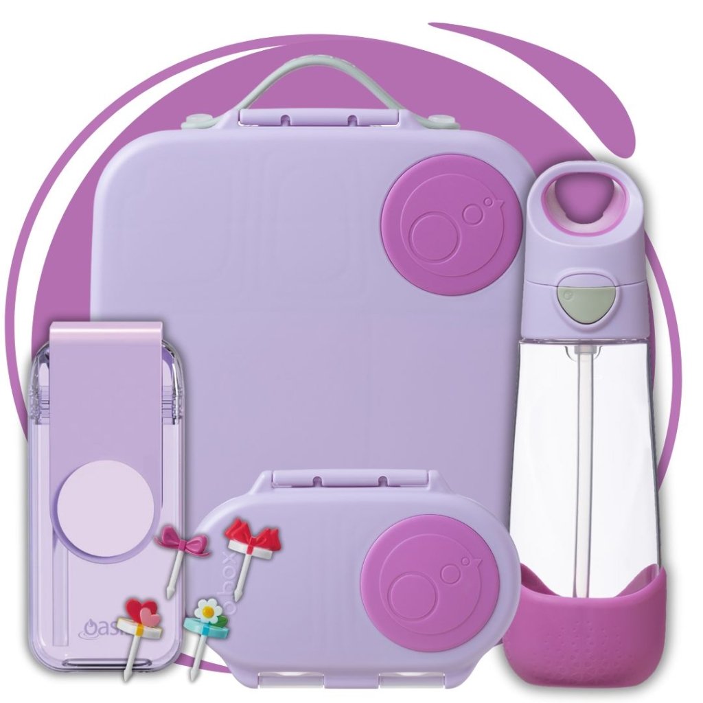 B.box Large+Snack Bundle - Sugar Plum Fun - Prepp'd Kids - B.box