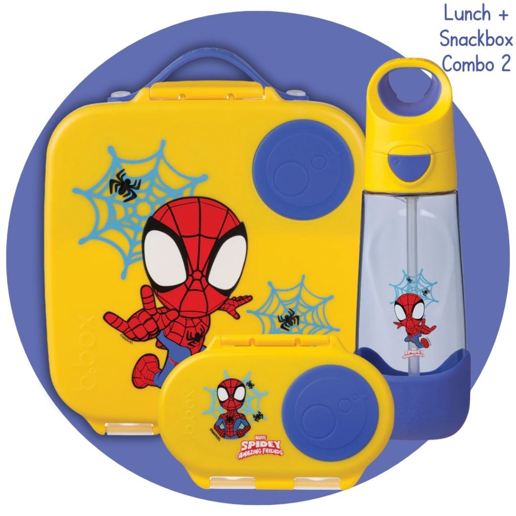 B.box Lunchbox Bundle 2 - Spidey - Prepp'd Kids - B.box