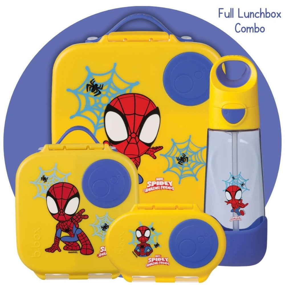 B.box Ultimate Lunchbox Bundle 2 - Spidey - Prepp'd Kids - B.box