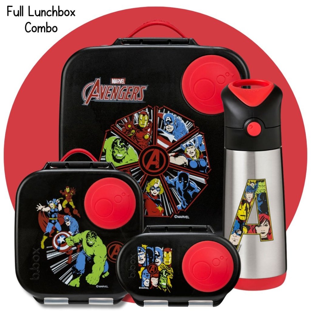 B.box Ultimate Lunchbox Bundle - Avengers - Prepp'd Kids - B.box