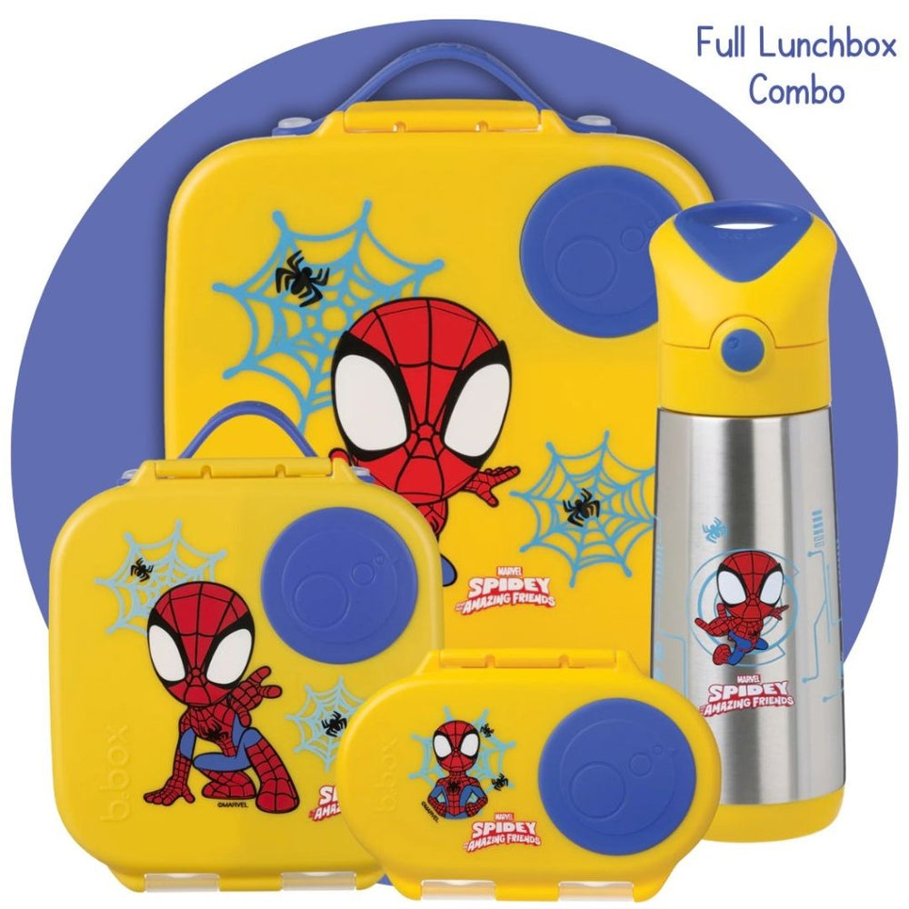 B.box Ultimate Lunchbox Bundle - Spidey - Prepp'd Kids - B.box