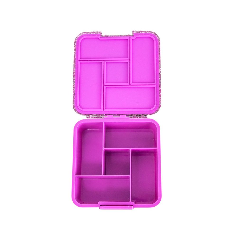 
                      
                        Bento Five Lunch Box - Magenta Glitter - Prepp'd Kids - MontiiCo
                      
                    