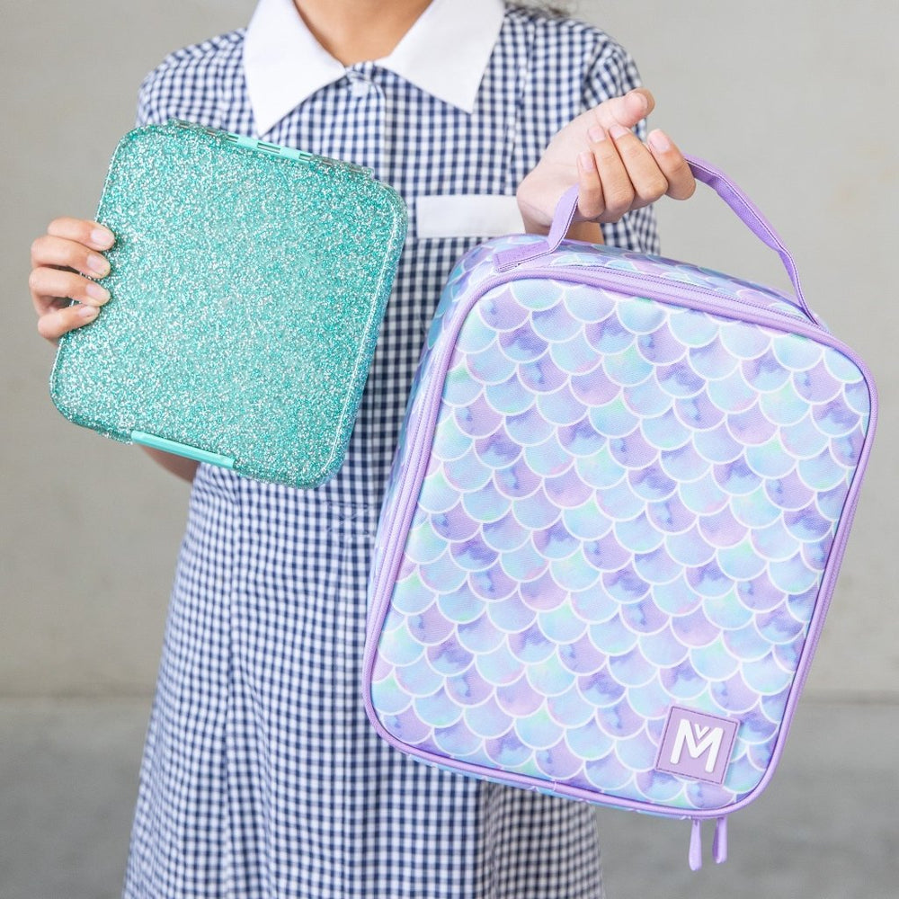 
                      
                        Bento Five Lunch Box - Turquoise Glitter - Prepp'd Kids - MontiiCo
                      
                    