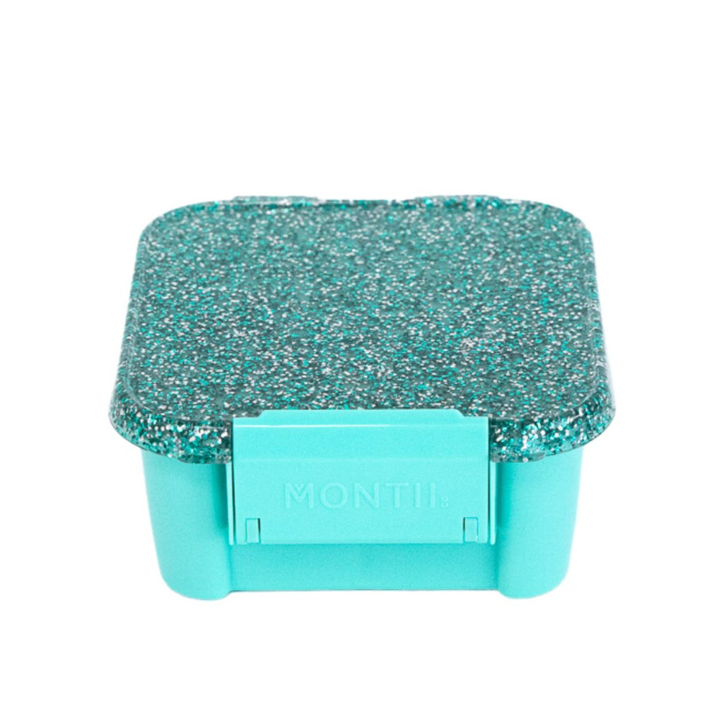 Bento Two Snack Box - Turquoise Glitter - Prepp'd Kids - MontiiCo