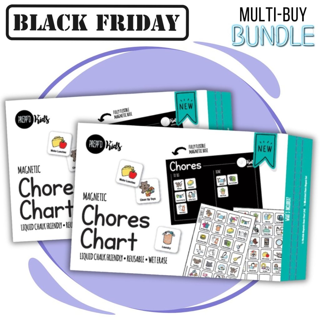 BLACK FRIDAY BUNDLE - Chore Chart x 2 - Prepp'd Kids - Prepp'd Kids