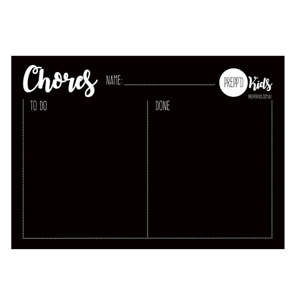 
                      
                        BLACK FRIDAY BUNDLE - Chore Chart x 2 (Script Font) - Prepp'd Kids - Prepp'd Kids
                      
                    