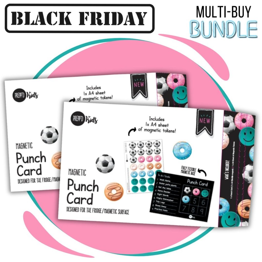 BLACK FRIDAY BUNDLE - Punch Card x 2 - Prepp'd Kids - Prepp'd Kids