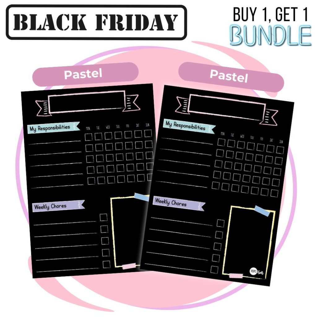 BLACK FRIDAY BUNDLE - Responsibility Pastel (BOGO OFFER) - Prepp'd Kids - Prepp'd Kids