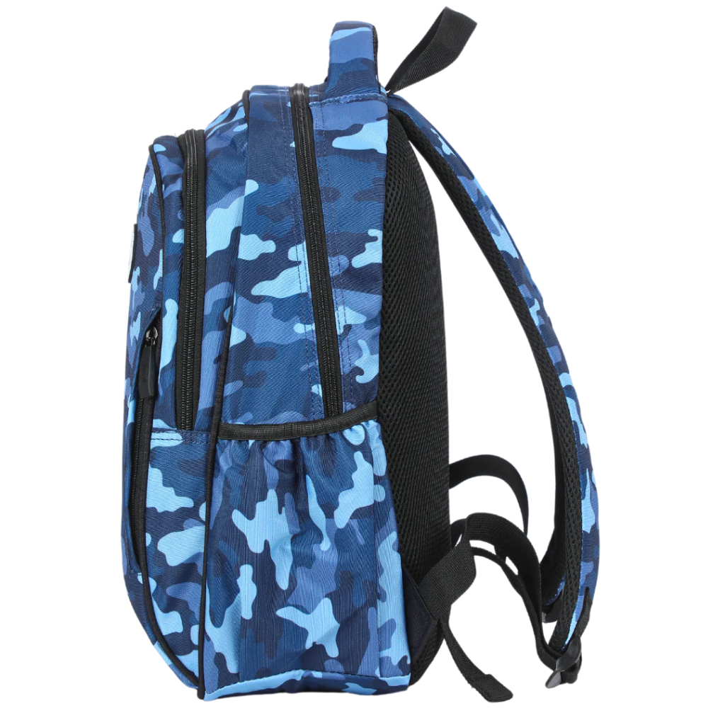 Blue Camouflage Kids Backpack - Midsize - Prepp'd Kids - Alimasy