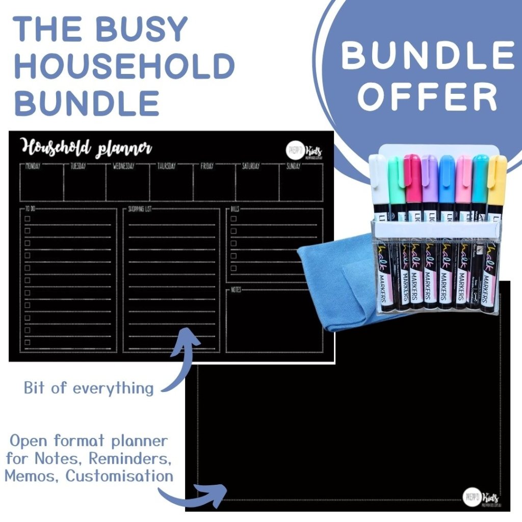 Busy Household Bundle (w. Pastel Chalk) - Prepp'd Kids - Prepp'd Kids