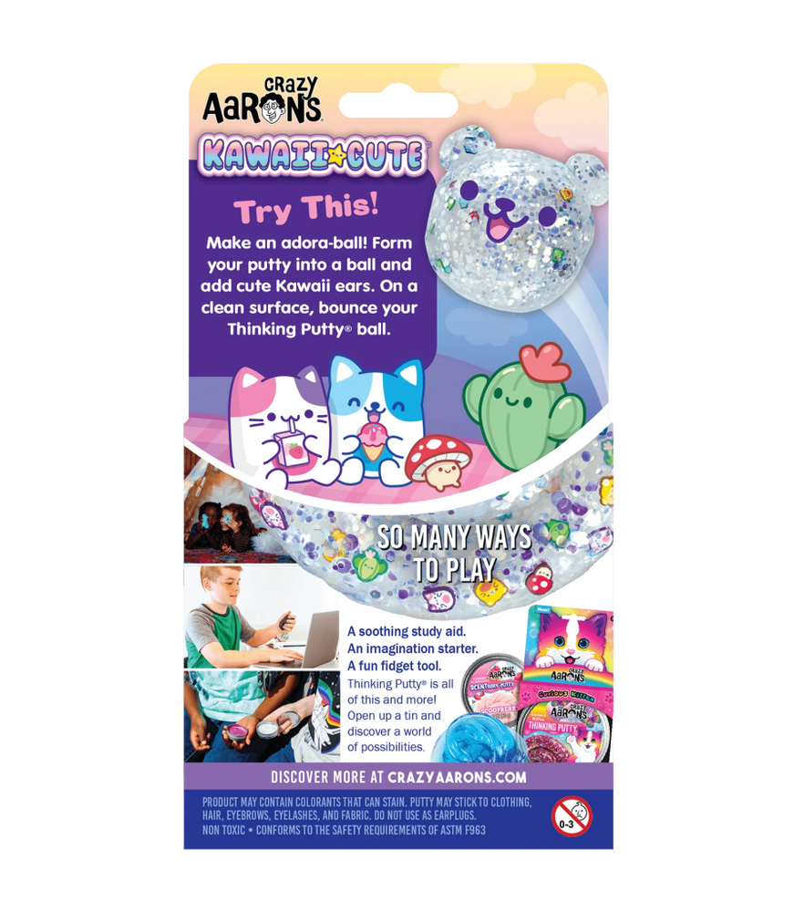 
                      
                        Crazy Aaron's Thinking Putty - Kawaii Cute - Prepp'd Kids - Crazy Aarons
                      
                    