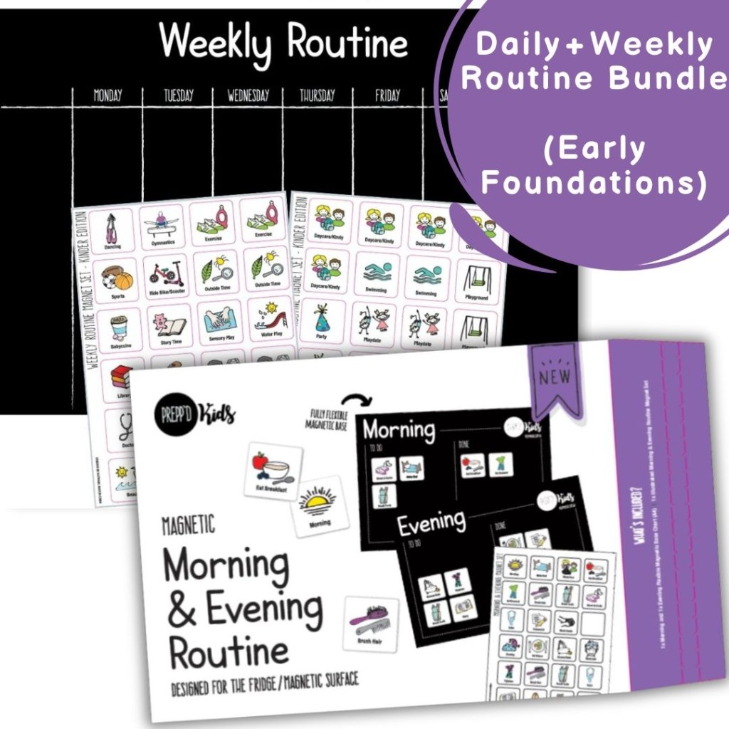 Daily + Weekly Routine Bundle - Early Foundations - Prepp'd Kids - Prepp'd Kids