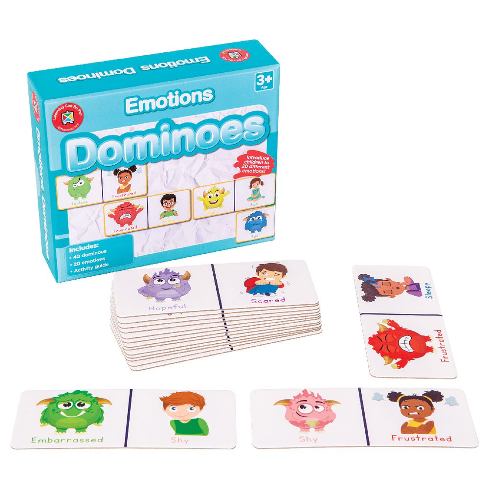 Emotions Domino Cards - Prepp'd Kids - Learning Can Be Fun