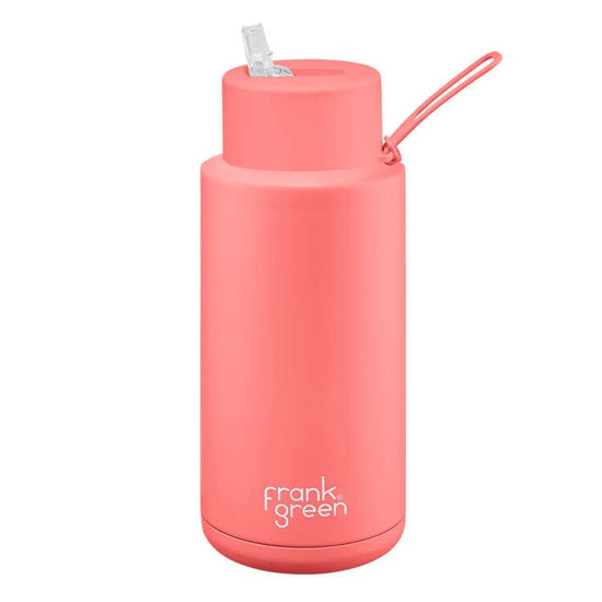 Frank Green Reusable Bottle - Sweet Peach (1L) - Prepp'd Kids - Frank Green