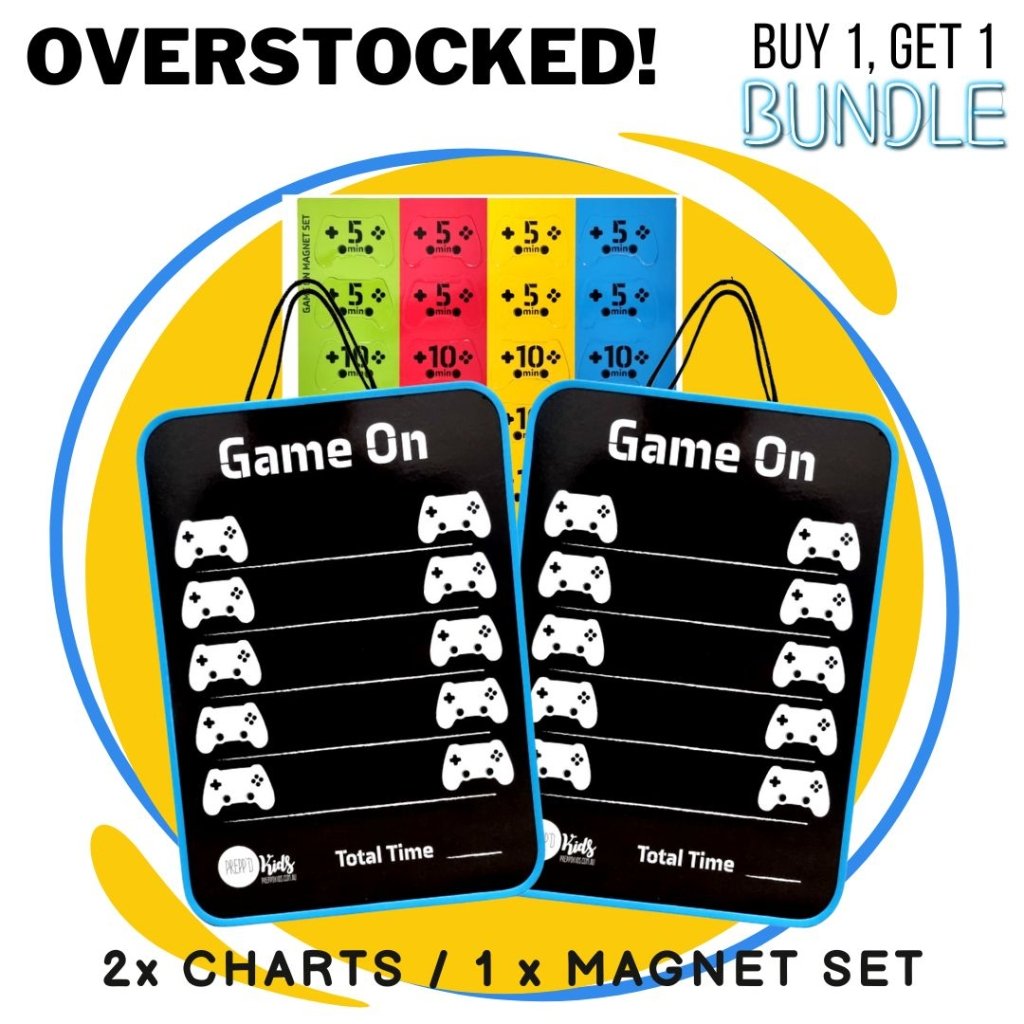 Game On Chart - Buy 1, Get 1 FREE - Prepp'd Kids - Prepp'd Kids