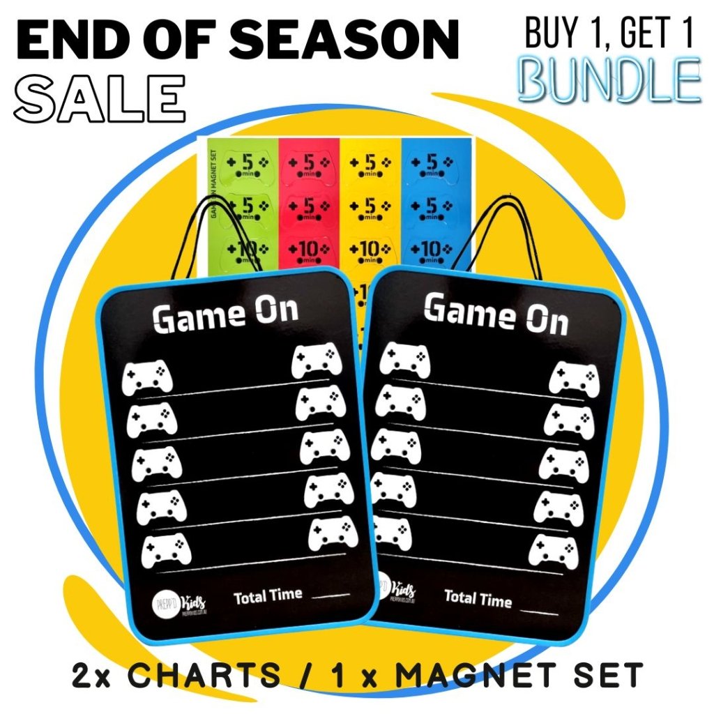 Game On Chart - Buy 1, Get 1 FREE - Prepp'd Kids - Prepp'd Kids