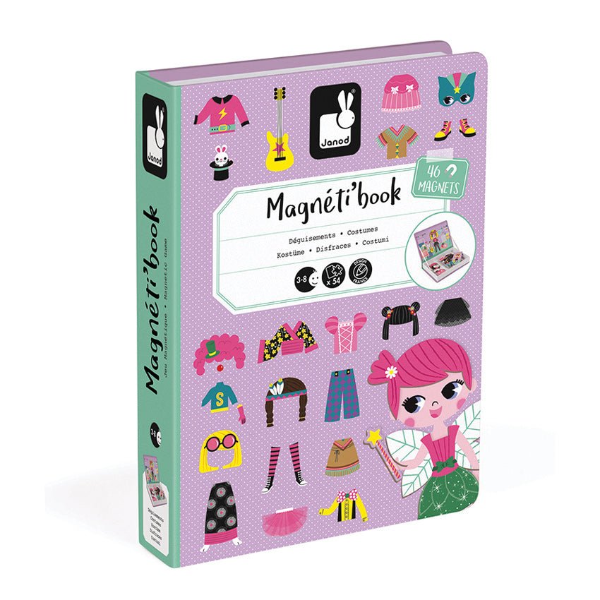 Girls Dress Up Magnetic Book - Prepp'd Kids - Janod