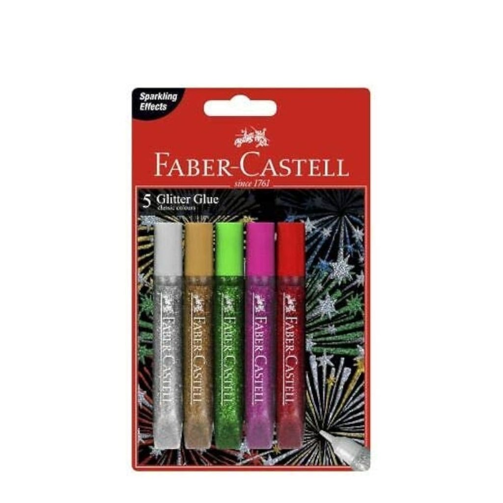 Glitter Glue (5 Sticks) - Prepp'd Kids - Faber - Castell