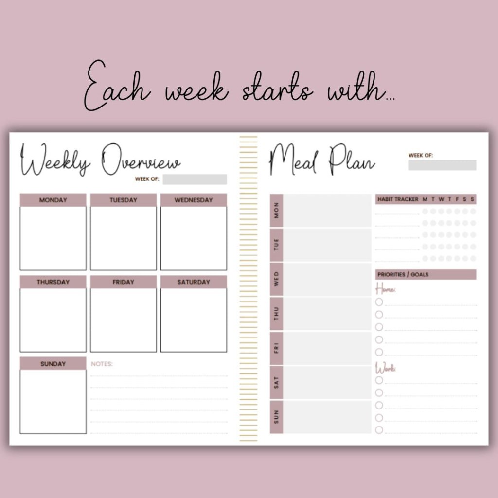 Half Yearly Planner - Prepp'd Kids - Prepp'd Kids
