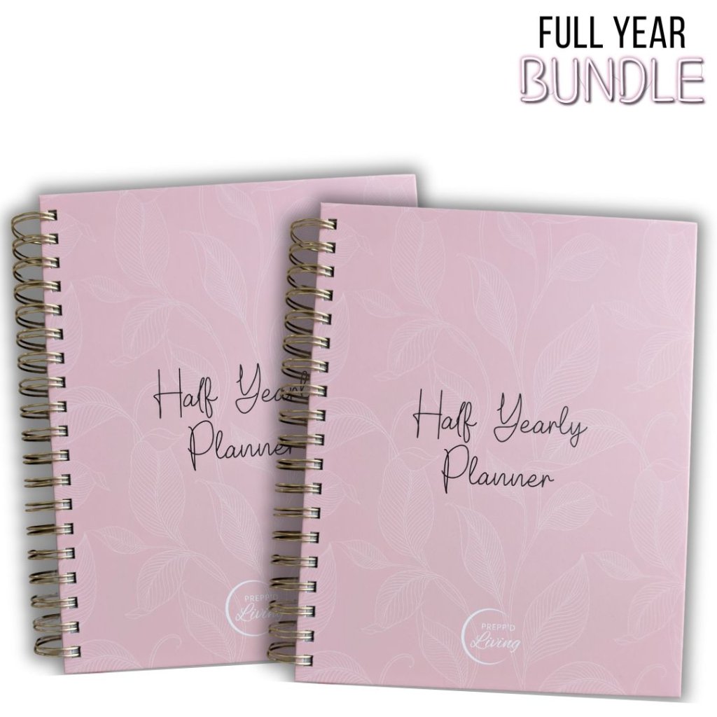 Half Yearly Planner - Full Year BUNDLE - Prepp'd Kids - Prepp'd Kids