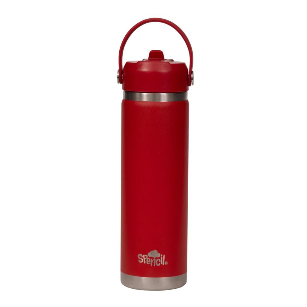 Insulated Drink Bottle (650ml) - Fire - Prepp'd Kids - Spencil