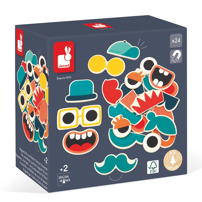 Janod Face Magnets - Prepp'd Kids - Janod