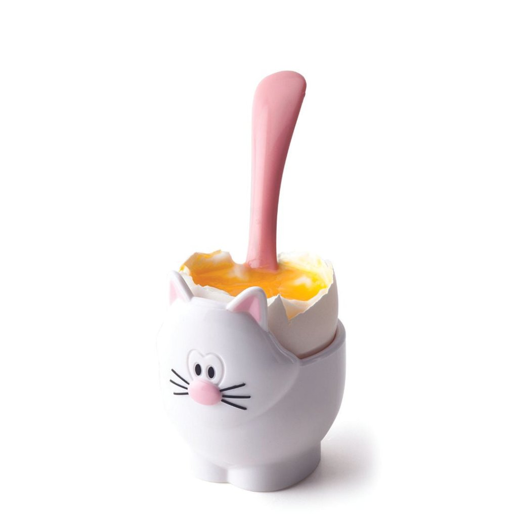 Joie Egg Cup & Spoon - Cat - Prepp'd Kids - Joie