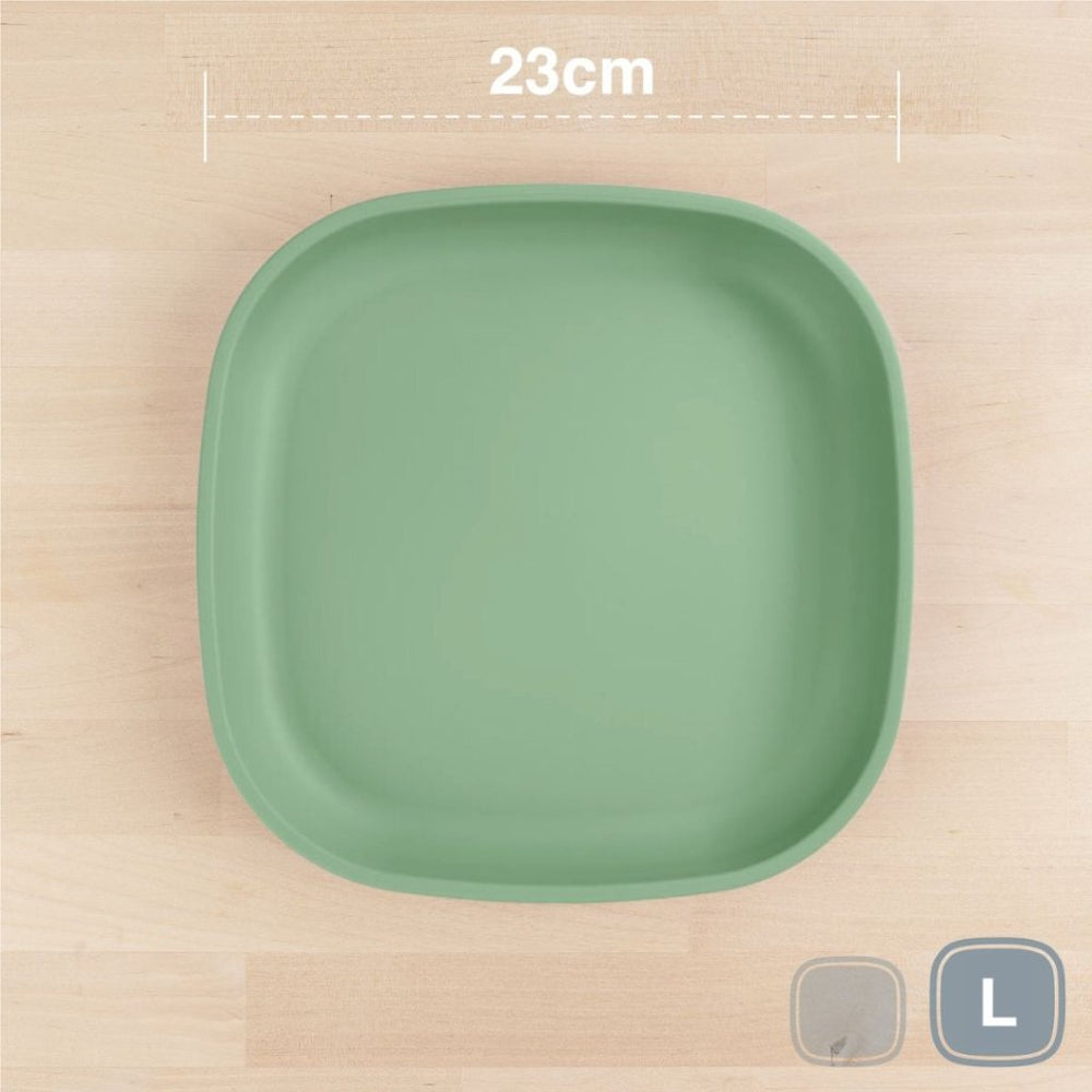 Large Flat Plate - Sage - Prepp'd Kids - Re - Play Recycled