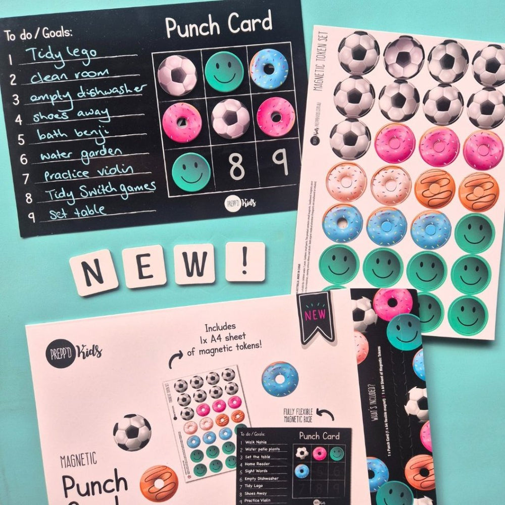 Magnetic Punch Card - Prepp'd Kids - Prepp'd Kids