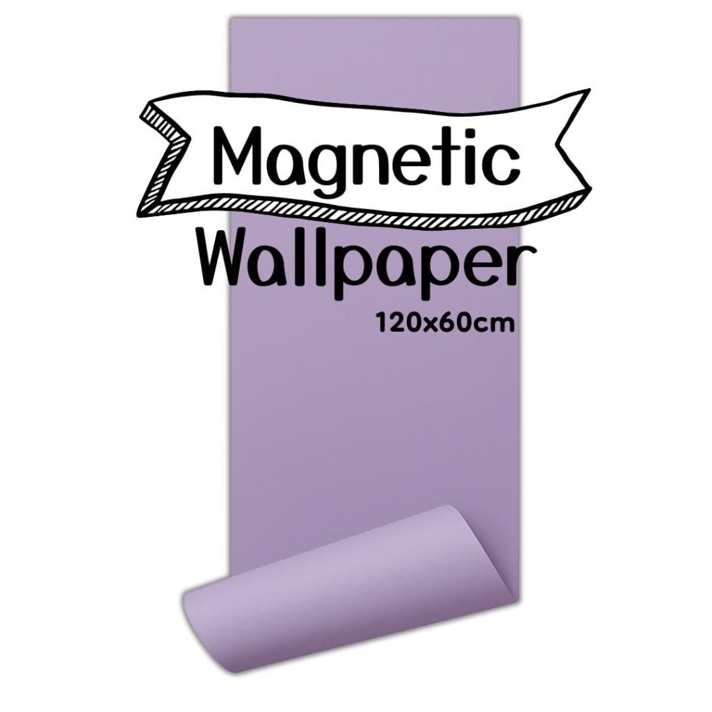 Magnetic Wallpaper - Mauve Purple - Prepp'd Kids - Prepp'd Kids