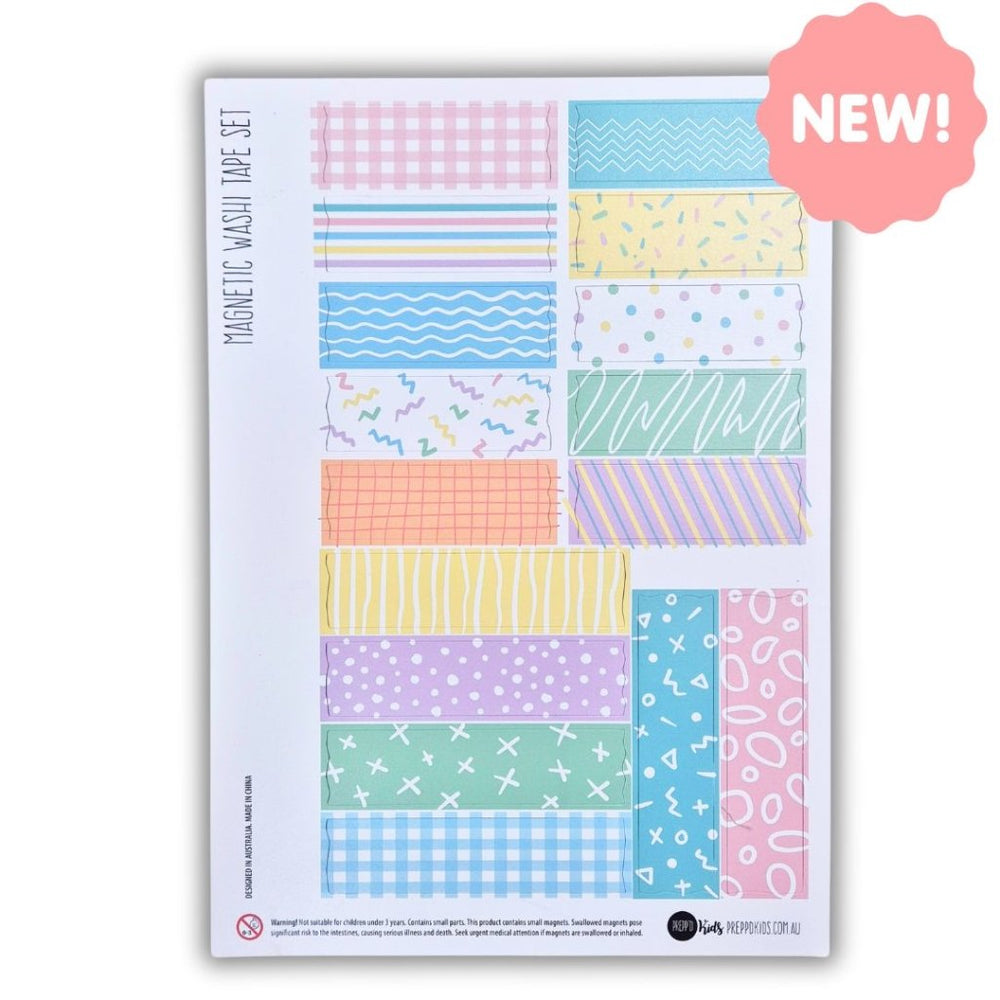 
                  
                    Magnetic Washi Tape (NEW) - Prepp'd Kids - Prepp'd Kids
                  
                