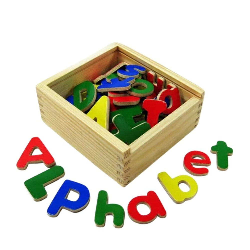 
                  
                    Magnetic Wooden Letters (52 pieces) - Prepp'd Kids - Viga
                  
                