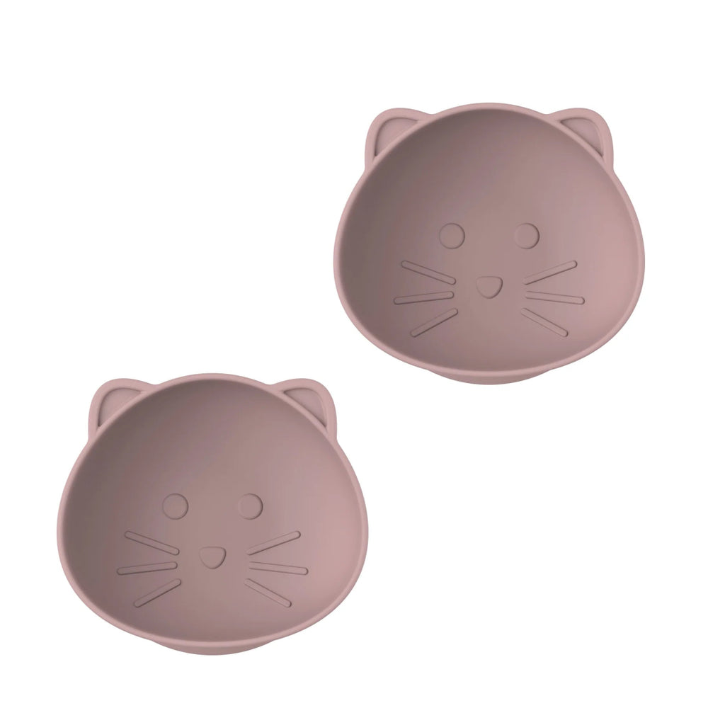 Melii Silicone Suction Bowl (2 Pack) - Cat - Prepp'd Kids - Melii