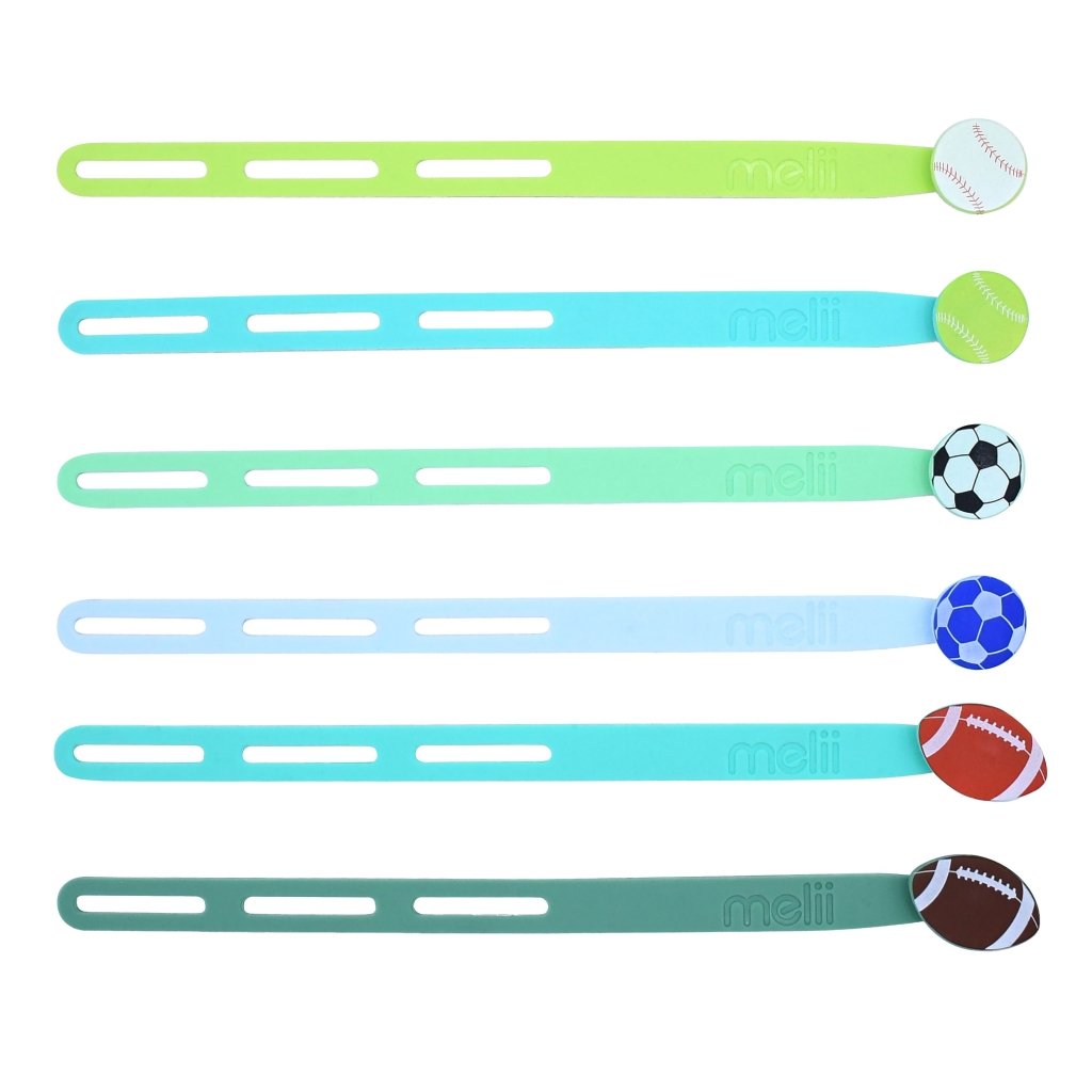 Melii Silicone Wrap Bands - Sports Balls - Prepp'd Kids - Melii